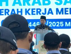 Menag RI Lepas Keberangkatan Petugas Haji Daerah Kerja Mekah 2025 di Asrama Haji Cipondoh, Banten
