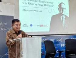 Jusuf Kalla: Setiap Konflik Bisa Selesai dengan Dialog, Tak Mesti Berakhir Perang
