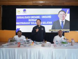 Anggota DPR RI Rusdi Masse Mappasessu Sosialisasikan UU KUHAP di Kabupaten Sidrap, Perkuat Pemahaman Hukum Masyarakat