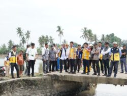 Bupati Pinrang Irwan Hamid Tinjau Normalisasi Saluran Irigasi Sepanjang 8 Kilometer