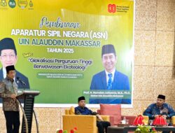 Menag RI Transit di Makassar, Doakan Bangsa Damai dan Hadiri Pembinaan ASN UIN Alauddin