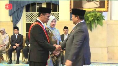 Mentan Amran Terima Anugerah Bintang Mahaputra Adipurna dari Presiden Prabowo