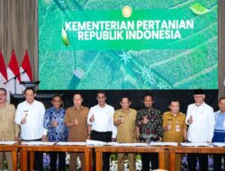 Gubernur Sulsel Hadiri Rakor Hilirisasi Komoditas Prioritas dan Penandatanganan MoU Komitmen Kesanggupan Pemenuhan Data Calon Petani Calon Lokasi