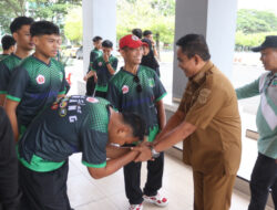 Wabup Pinrang Lepas 25 Atlet Pencak Silat ke Ajang Pra Porprov di Parepare