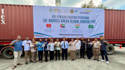 Pelepasan Ekspor Perdana CV Harvest Green Global Agriculture, Bukti Daya Saing Pertanian Sulsel di Pasar Internasional