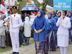 Ketua PKK Parepare Andi Arfiah Tasming Ikut Meriahkan Jambore PKK Sulsel 2025 di Bone