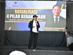 Sosialisasi 4 Pilar MPR RI: Rusdi Masse Mappasessu Perkuat Pemahaman Kebangsaan di Pinrang