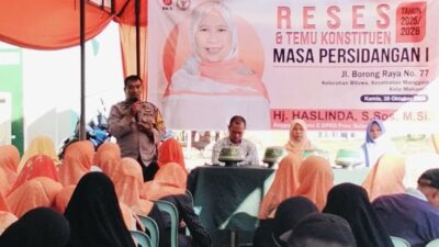 Anggota DPRD Provinsi Sulsel Haslinda Wahab Serap Aspirasi Warga kelurahan Bitowa