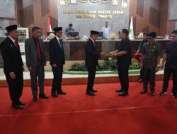 DPRD Pinrang Gelar Paripurna Penyampaian Pandangan Umum Fraksi terhadap Ranperda APBD 2026