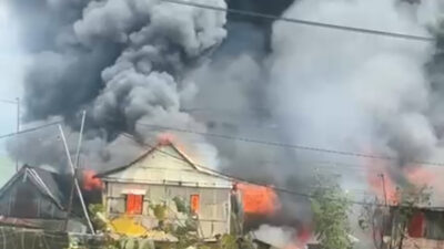 Dua Kali Pembakaran Rumah Akibat Perang Kelompok di Makassar Sepanjang 2025