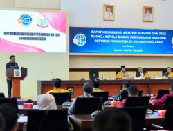 Kepala Daerah Sulsel Hadiri Penyerahan Sertifikat Aset Pemda di Kantor Gubernur