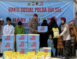 Bakti sosial Satuan Reserse Kriminal Polres Wajo Dalam Rangka HUT Reserse ke-78