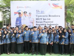 Kadis Kearsipan Makassar Fahyuddin Ikuti Upacara HUT ke-54 KORPRI, Walikota Munafri Arifuddib Tegaskan Profesionalisme ASN