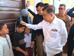 Jusuf Kalla Tinjau Pemulihan Pasca Bencana di Aceh Utara