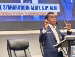 Syaharuddin Alrif : Jabatan Ketua DPW adalah Amanah untuk Perjuangan NasDem Sulsel