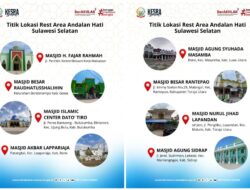 Tindaklanjuti Arahan Menteri, Pemprov Sulsel Siapkan Rest Area Masjid untuk Pemudik