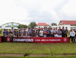 Wakil Wali Kota Makassar Aliyah Mustika Ilham Resmi Tutup Liga Mulia Ramadhan 2026, CTI Raih Juara