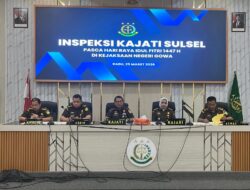 Hari Pertama Kerja, Kajati Sulsel Sidak Kejari Gowa, Tegaskan Disiplin Pegawai