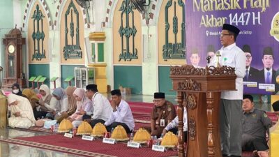 Bawakan Materi Manasik Hari Pertama, Dr. H. Bunyamin M. Yapid Tekankan Nilai Kemanusiaan: “Saling Jaga Ki dan Niat Tulus Karena Allah”
