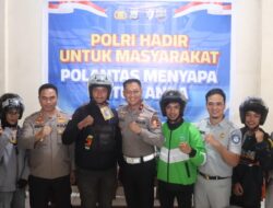 Dirgakkum Korlantas Polri:Brigjen Faizal Gelar “Polantas Menyapa” di Sengkang, Tekankan Edukasi dan Keselamatan
