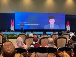 Menag Prof. Nasaruddin Umar Hadiri Silaturahmi Nasional Ormas Islam dan Halal Bihalal MUI