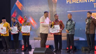 Gubernur Sulsel Andi Sudirman Terima Penghargaan Provinsi Terbaik 1 Creative Financing Regional Sulawesi 2026