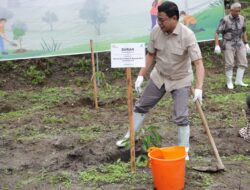 Di Pesisir Danau Toba, Taruna Ikrar Terus Galakkan Tanam Sejuta Pohon untuk Indonesia