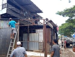 Tanpa Penertiban, Warga Tamalanrea Bongkar Mandiri 6 Lapak di Atas Drainase