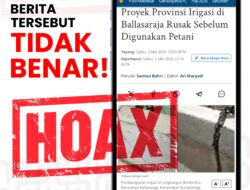 Pemprov Sulsel Luruskan Informasi Irigasi Demi Transparansi Publik