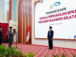 Kukuhkan Kepala BPKP, Gubernur Sulsel Ajak Kawal Program Asta Cita dan Pembangunan Strategis Daerah