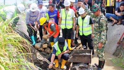 Perkuat Produktivitas Pertanian, Gubernur Sulsel Ground Breaking Rehabilitasi Irigasi Bengo Bone