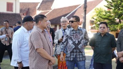 Munafri Dampingi Fadly Zon Tinjau Benteng Rotterdam Persiapan Revitalisasi