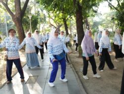 Budayakan Pola Hidup Sehat, TP PKK Kota Makassar Gelar Senam Jantung Sehat Bersama Bunda Paud dan Dekranasda Makassar