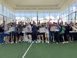 Ajang Sportainment Pererat Silaturahmi, Fadel/Debby Juarai Turnamen De Rudal Padel at Malino