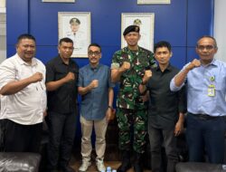 PLT Dirut PDAM Makassar Andi Syahrum Terima Audiensi Danyonkav-10, Bahas Peningkatan Layanan Air Bersih Asrama