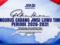 Besok! Pengurus JMSI Luwu Timur Bakal Dilantik