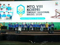 MTQ VIII KORPRI Nasional 2026 Resmi Dibuka Menteri Agama, Gubernur Sulsel Sambut Kafilah se-Indonesia