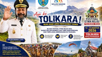 Festival Etnik Religi 2026, Willem Wandik Buka Pintu Tolikara untuk Wisatawan Nusantara dan Mancanegara