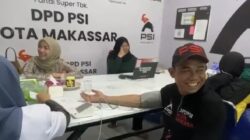 Aksi Kemanusiaan PSI Makassar, Gelar Donor Darah Peringati HUT RI ke-81, Disambut Antusias Masyarakat
