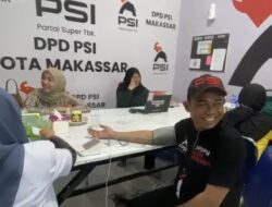 Aksi Kemanusiaan PSI Makassar, Gelar Donor Darah Peringati HUT RI ke-81, Disambut Antusias Masyarakat