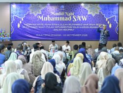 Perumda Air Minum Makassar Gelar Peringatan Maulid Nabi, Plt Dirut Andi Syahrum Tekankan Keteladanan dan Kedisiplinan Pegawai