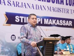 Pesan Munafri ke Wisudawan STIM-LPI Makassar: Ini Bukan Akhir Perjalanan, Tapi Awal untuk Memberi Manfaat