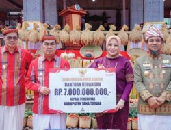 Hadiah Ultah, Pemprov Sulsel Kucurkan Rp7 Miliar untuk Tana Toraja