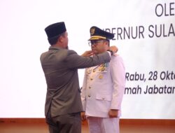 Resmi Dilantik Jadi Bupati Gowa, Darmawangsyah Prioritaskan Penyelesaian Program Pembangunan dan Keuangan