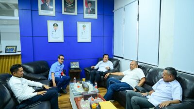 Andi Syahrum Terima Direksi PT KIMA, Bahas Kebutuhan Air Bersih Kawasan Industri