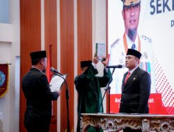 Gubernur Andi Sudirman Lantik Andi Winarno Eka Putra sebagai Pj Sekda Provinsi Sulsel