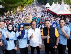 Gubernur Andi Sudirman Lepas Puluhan Ribu Peserta Jalan Sehat Anti Mager dan Kirab Swasembada Pangan