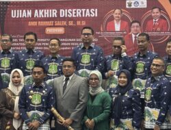Sekda Sidrap Andi Rahmat Saleh Raih Gelar Doktor di Unhas, Bupati Syaharuddin Alrif Beri Apresiasi