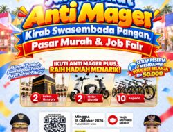 Gubernur Andi Sudirman Sulaiman Sediakan Voucher Belanja Rp50.000 di Jalan Sehat Anti Mager, Kirab Pangan, Pasar Murah dan Job Fair