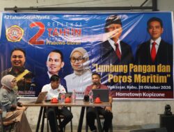 Refleksi Dua Tahun Prabowo-Gibran di Makassar, Pemuda Bahas Lumbung Pangan dan Poros Maritim